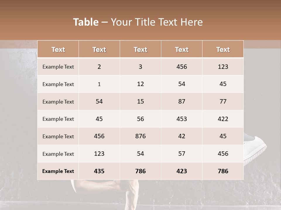 Performance Brawny Studio PowerPoint Template