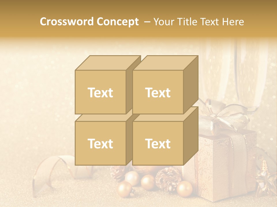 Winter Silvester Present PowerPoint Template