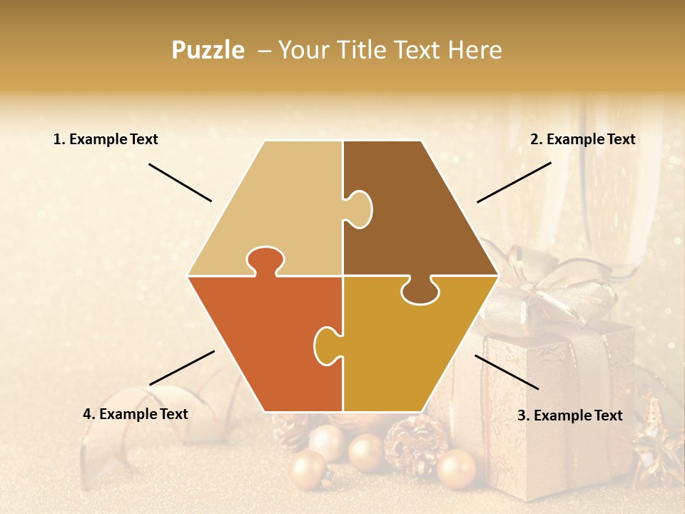 Winter Silvester Present PowerPoint Template