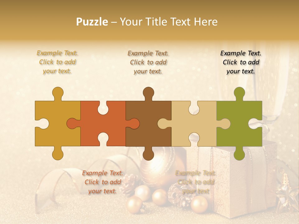 Winter Silvester Present PowerPoint Template