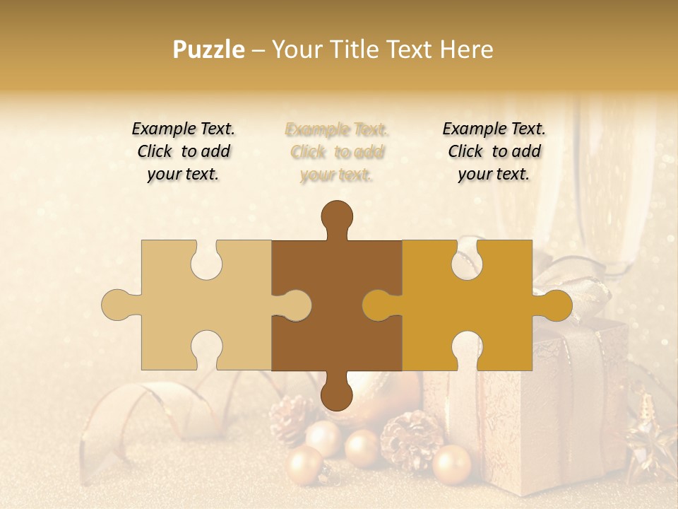 Winter Silvester Present PowerPoint Template