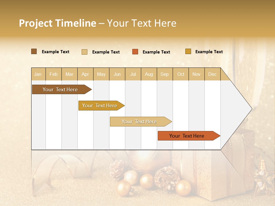 Winter Silvester Present PowerPoint Template