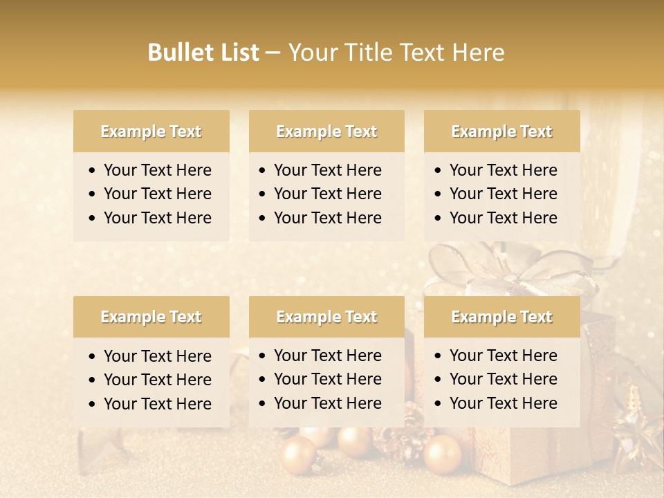 Winter Silvester Present PowerPoint Template