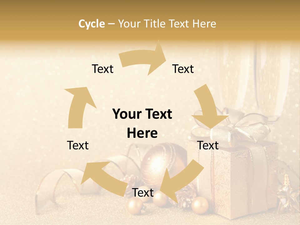 Winter Silvester Present PowerPoint Template