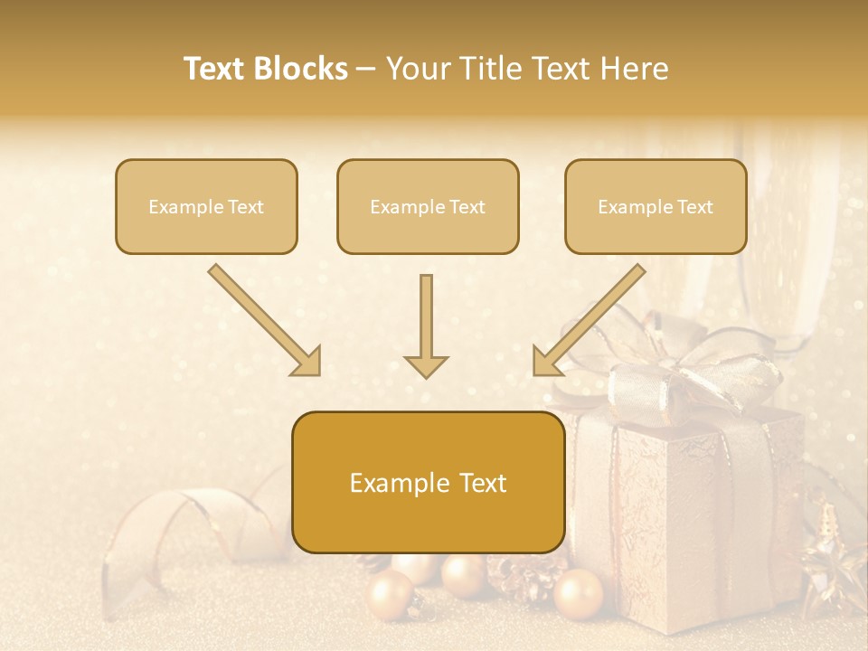 Winter Silvester Present PowerPoint Template