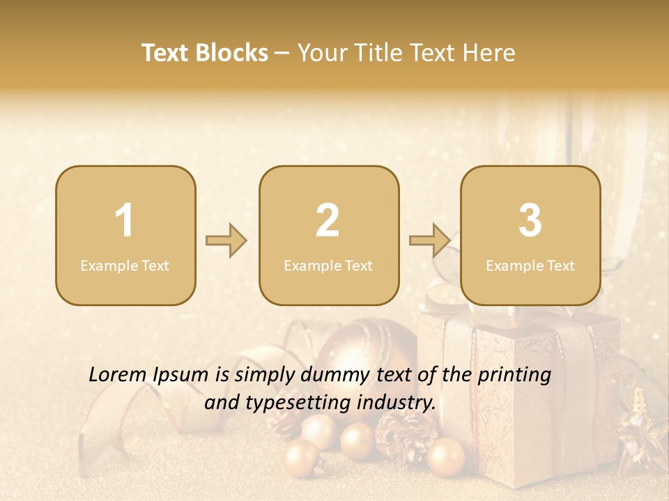 Winter Silvester Present PowerPoint Template