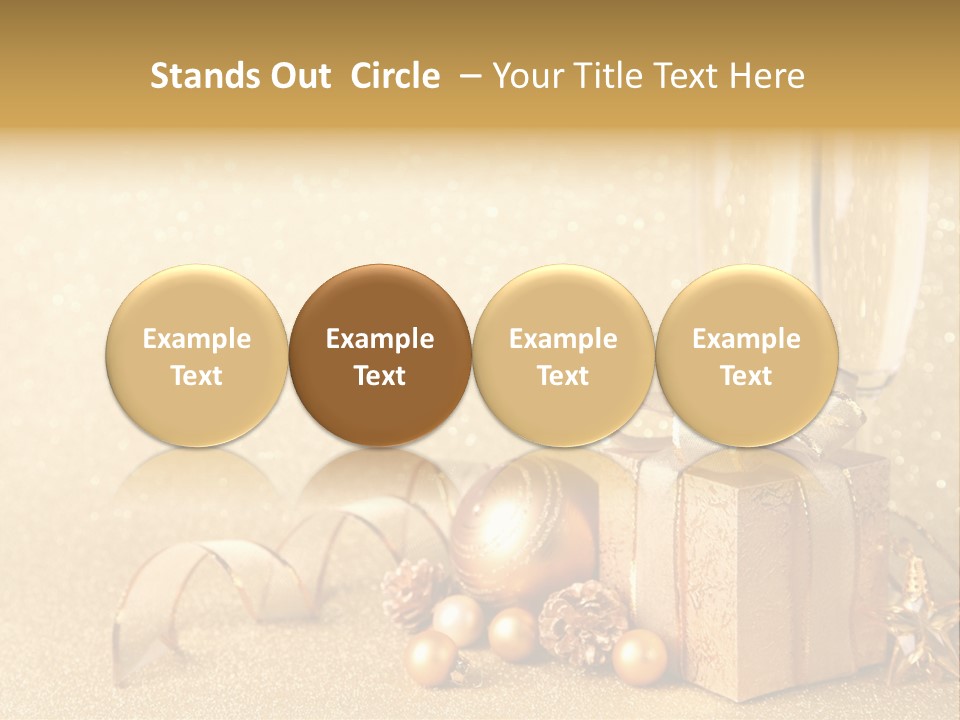 Winter Silvester Present PowerPoint Template