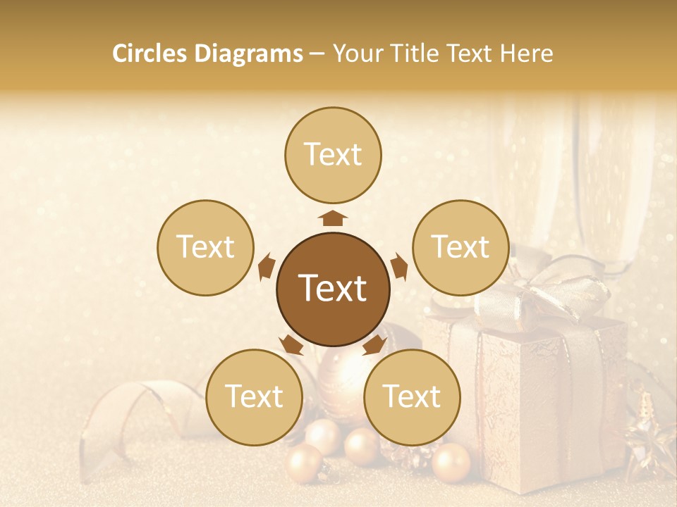 Winter Silvester Present PowerPoint Template