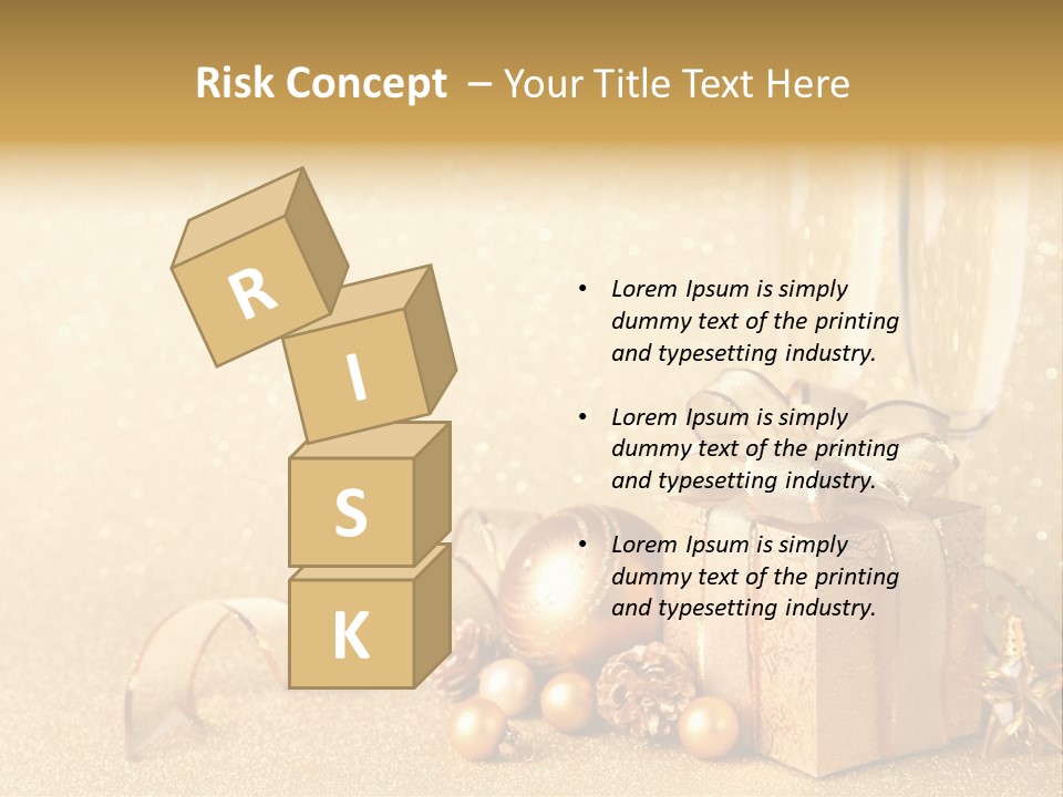 Winter Silvester Present PowerPoint Template