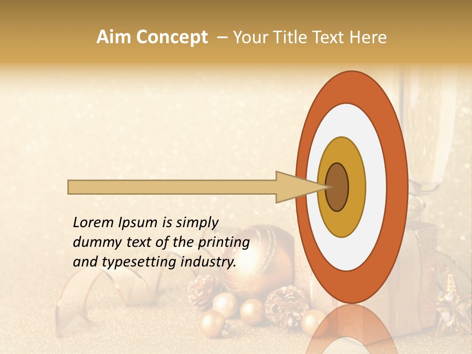 Winter Silvester Present PowerPoint Template