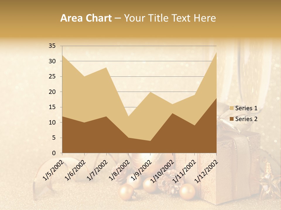 Winter Silvester Present PowerPoint Template