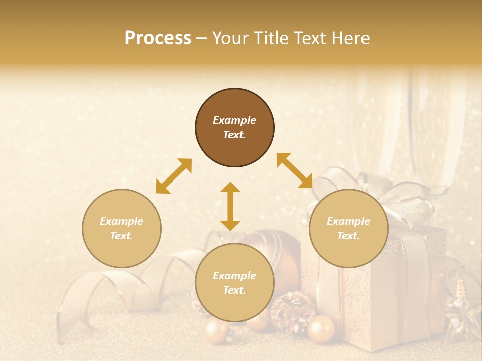 Winter Silvester Present PowerPoint Template