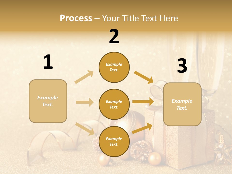 Winter Silvester Present PowerPoint Template