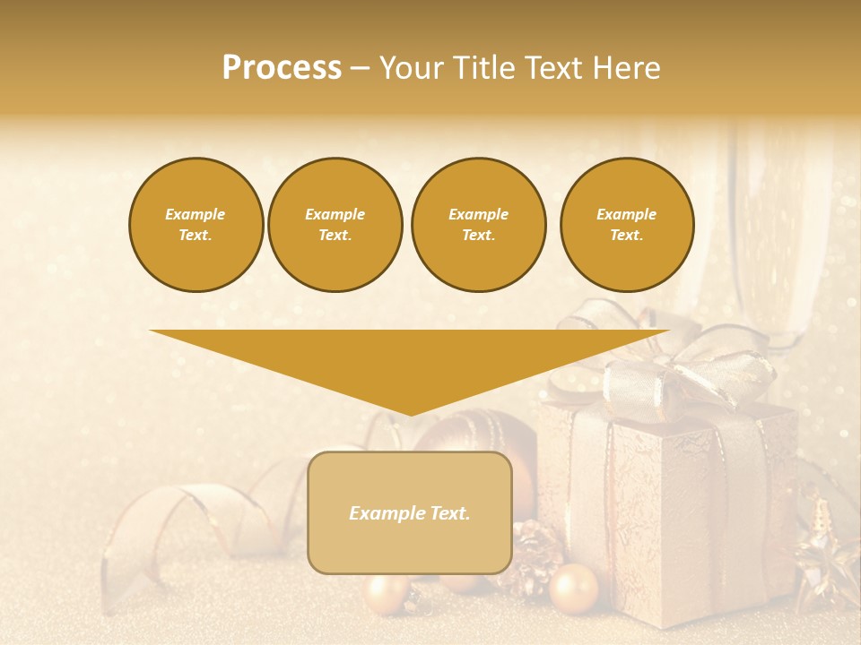 Winter Silvester Present PowerPoint Template