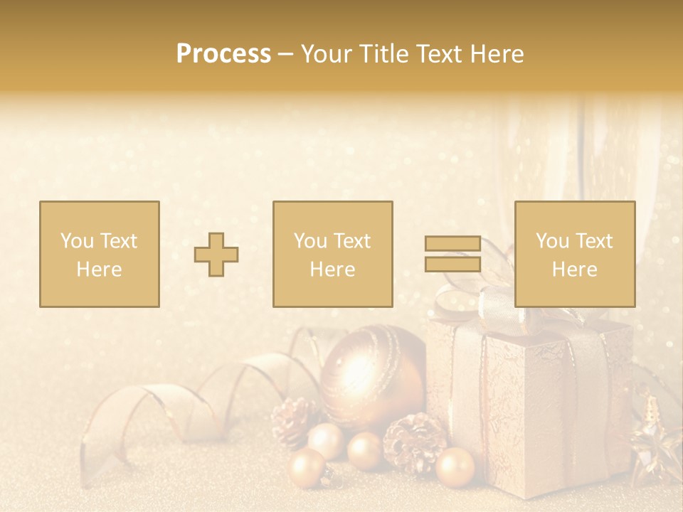 Winter Silvester Present PowerPoint Template