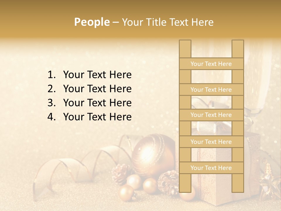 Winter Silvester Present PowerPoint Template