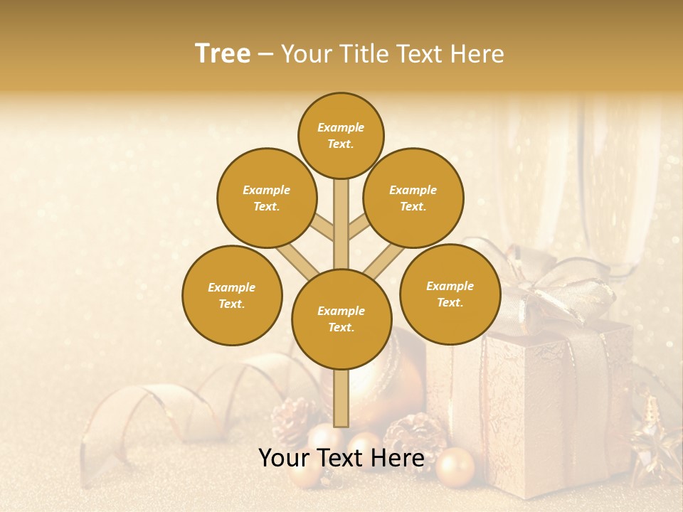 Winter Silvester Present PowerPoint Template