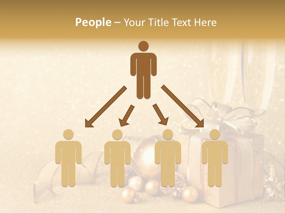 Winter Silvester Present PowerPoint Template