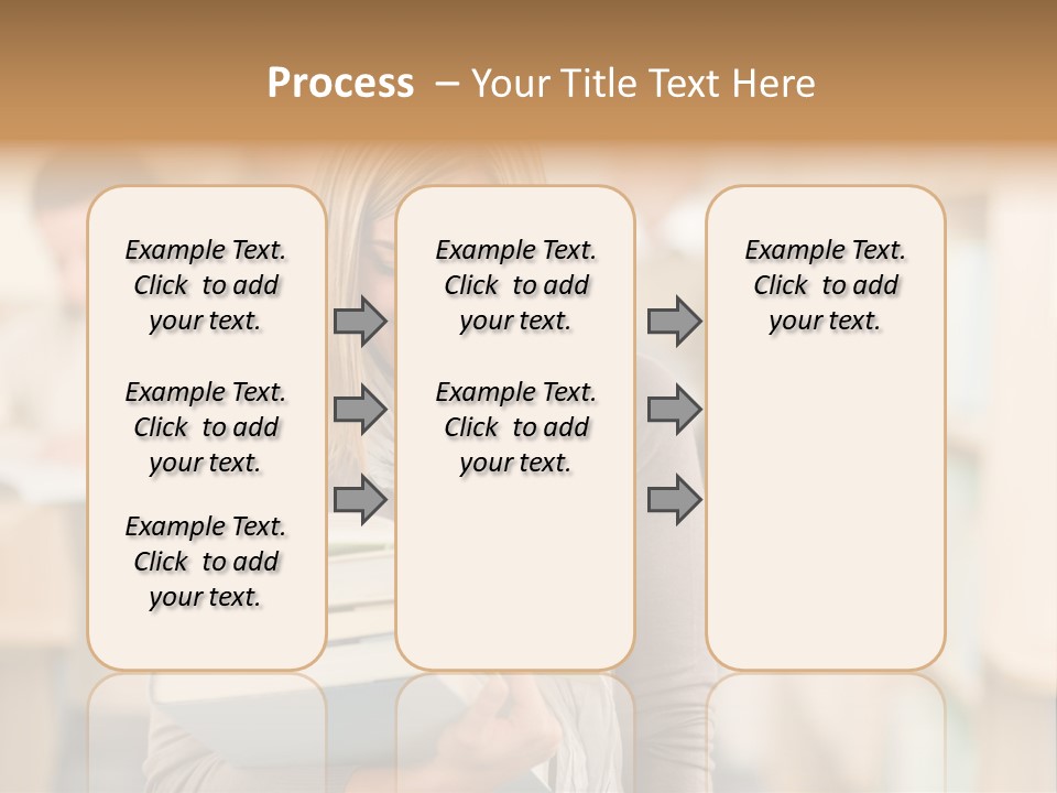 Teenager People Library PowerPoint Template