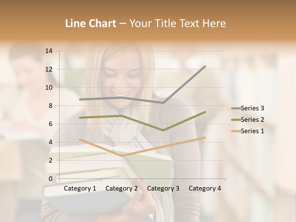 Teenager People Library PowerPoint Template