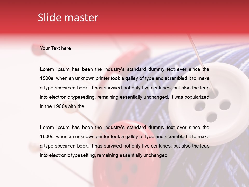 Design Clothing Color PowerPoint Template