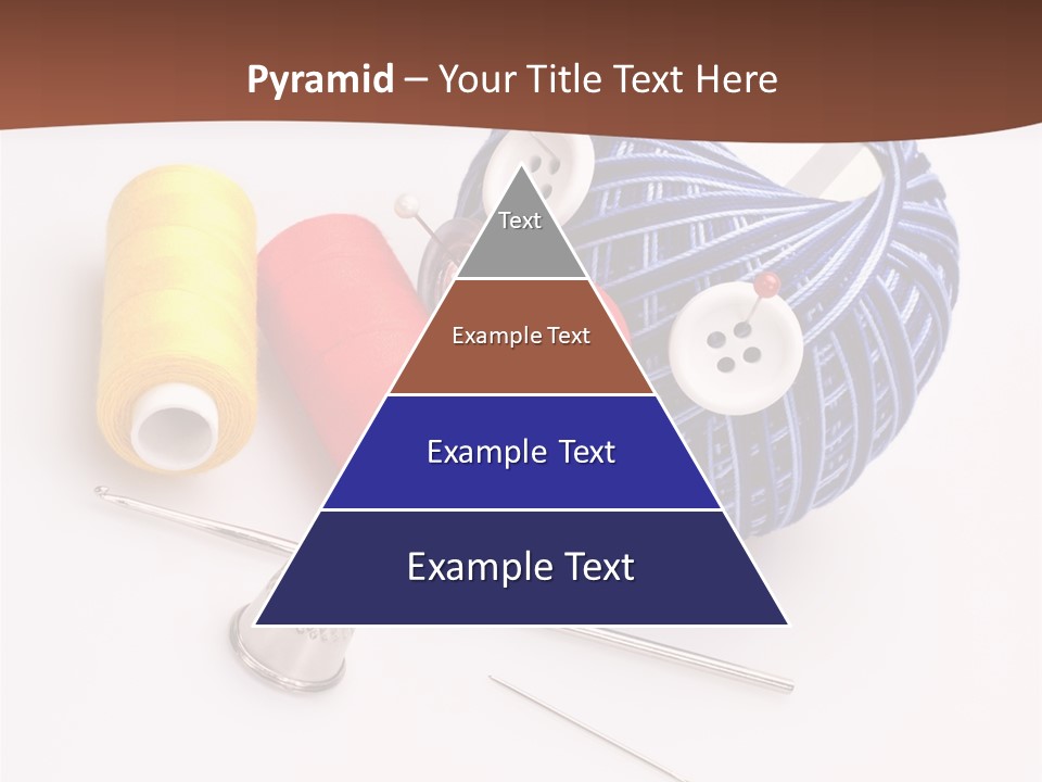 Ball Dressmaking Wool PowerPoint Template
