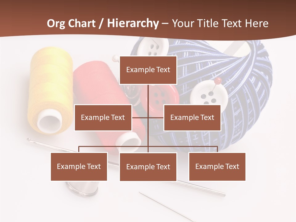 Ball Dressmaking Wool PowerPoint Template