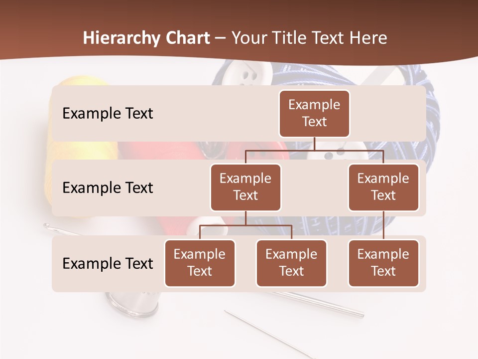 Ball Dressmaking Wool PowerPoint Template