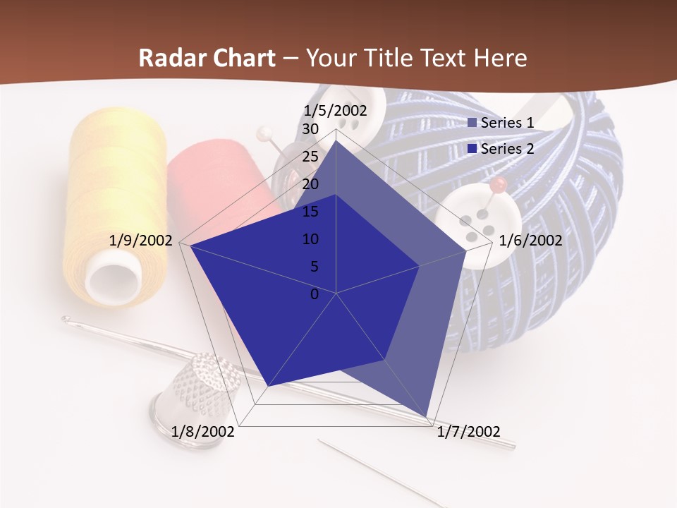 Ball Dressmaking Wool PowerPoint Template