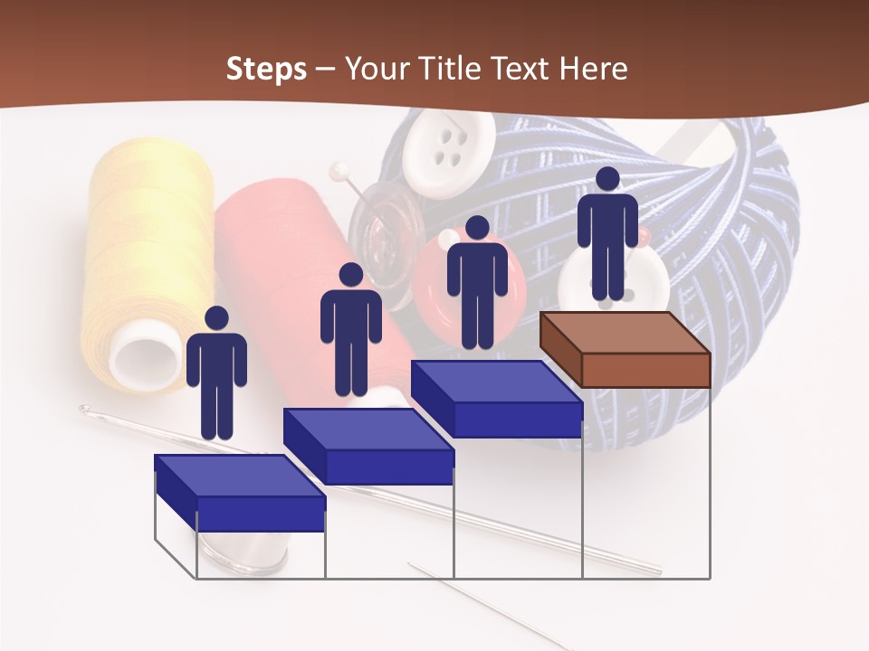 Ball Dressmaking Wool PowerPoint Template