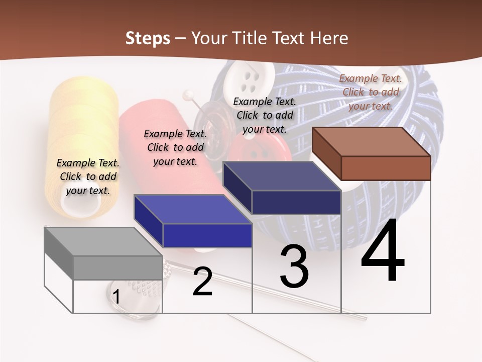 Ball Dressmaking Wool PowerPoint Template