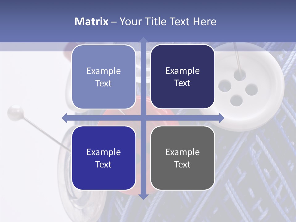 Sewing Yarn Work PowerPoint Template
