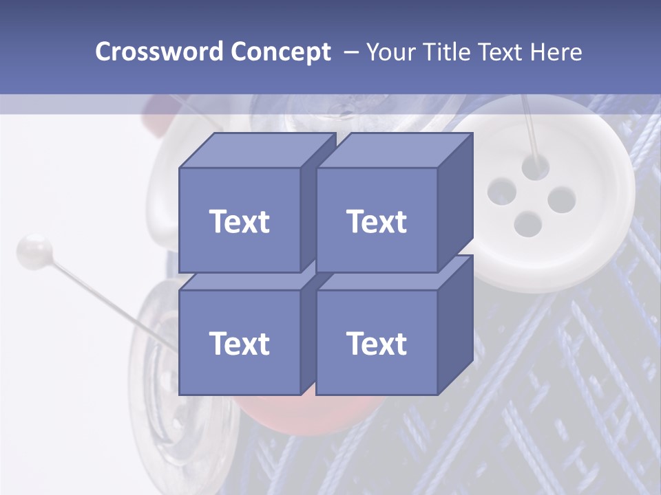 Sewing Yarn Work PowerPoint Template