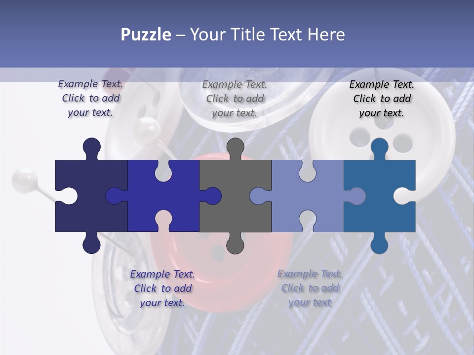 Sewing Yarn Work PowerPoint Template