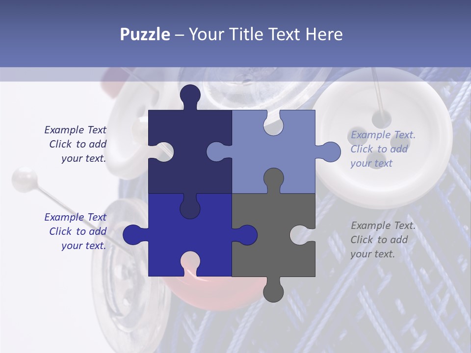 Sewing Yarn Work PowerPoint Template