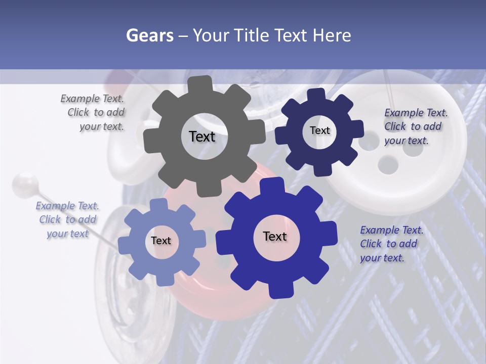 Sewing Yarn Work PowerPoint Template