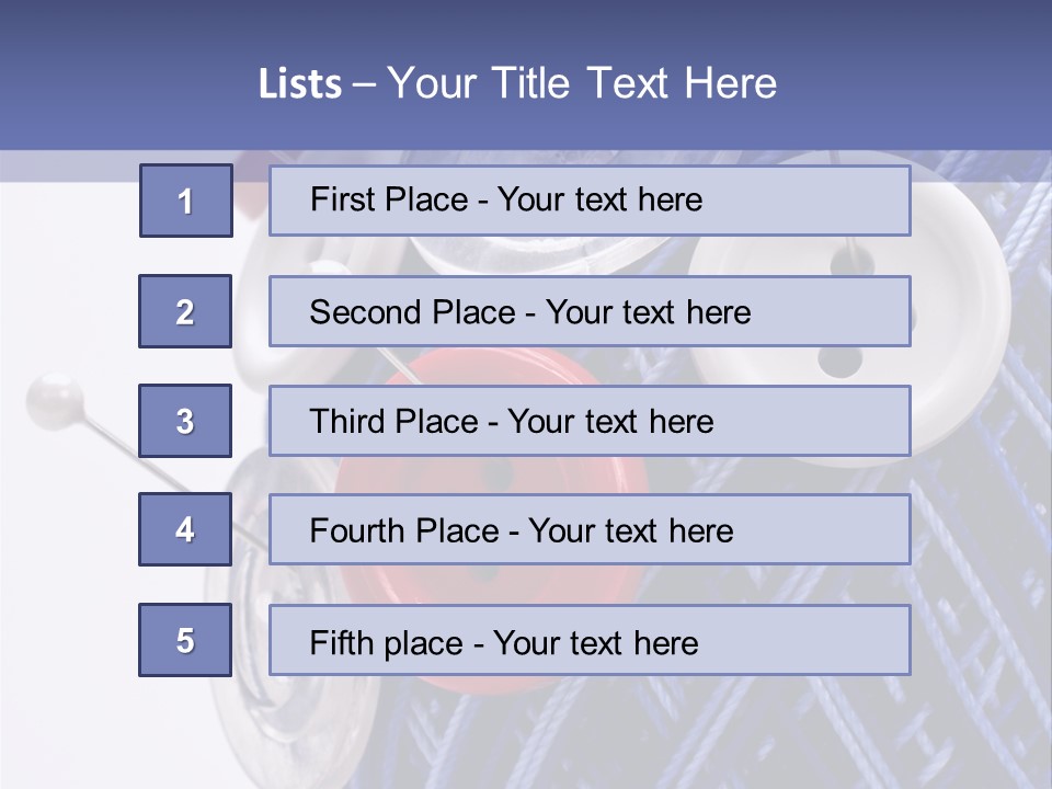 Sewing Yarn Work PowerPoint Template