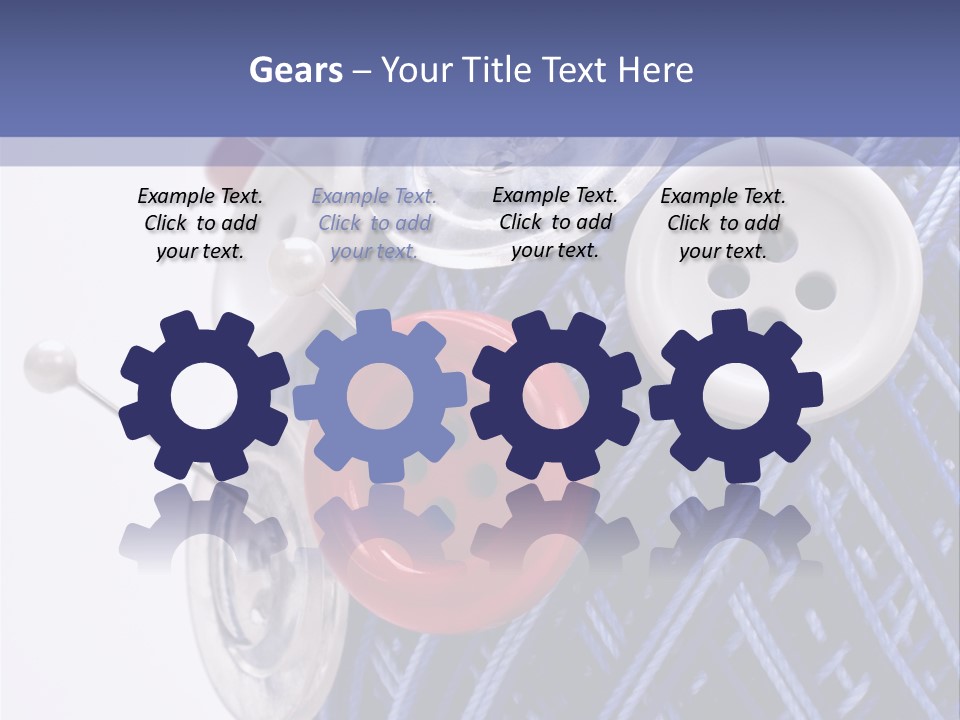 Sewing Yarn Work PowerPoint Template