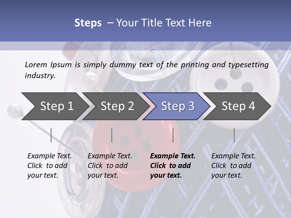 Sewing Yarn Work PowerPoint Template