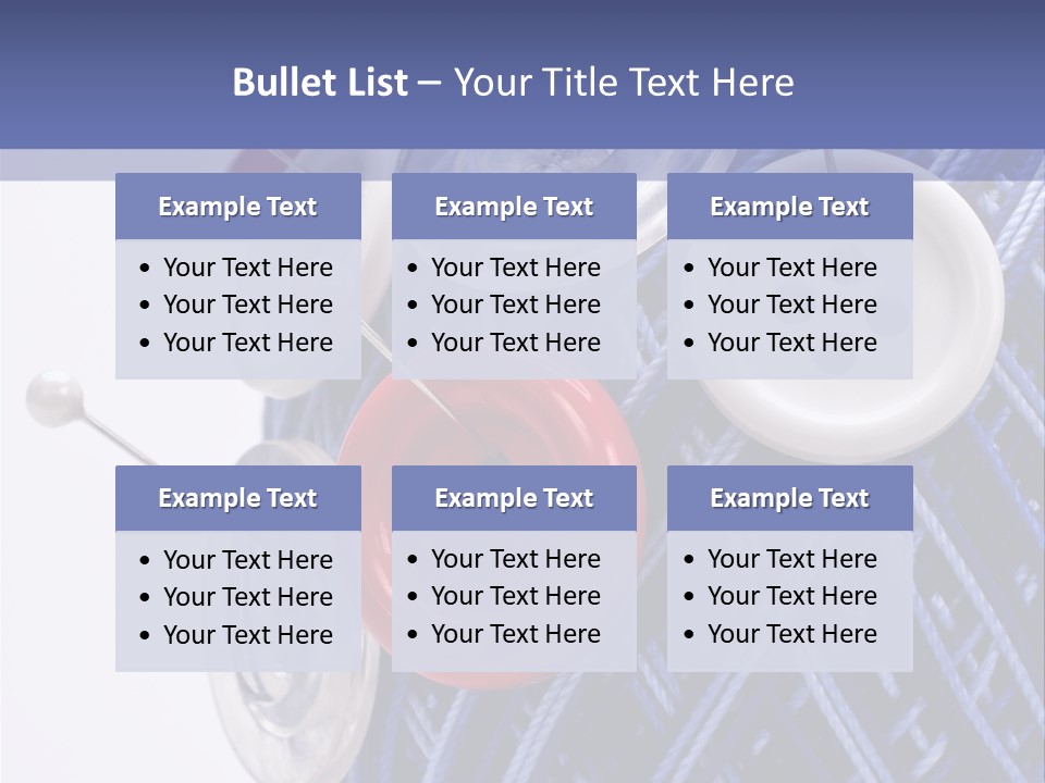 Sewing Yarn Work PowerPoint Template