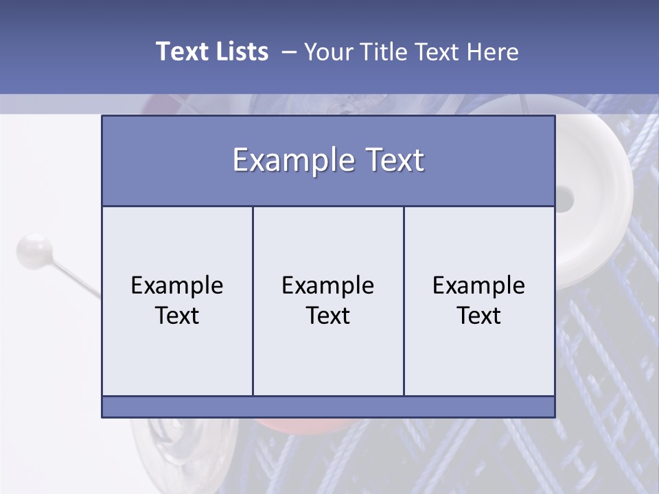 Sewing Yarn Work PowerPoint Template