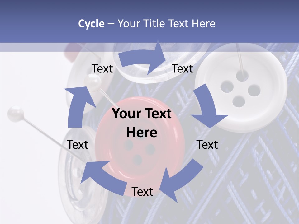 Sewing Yarn Work PowerPoint Template