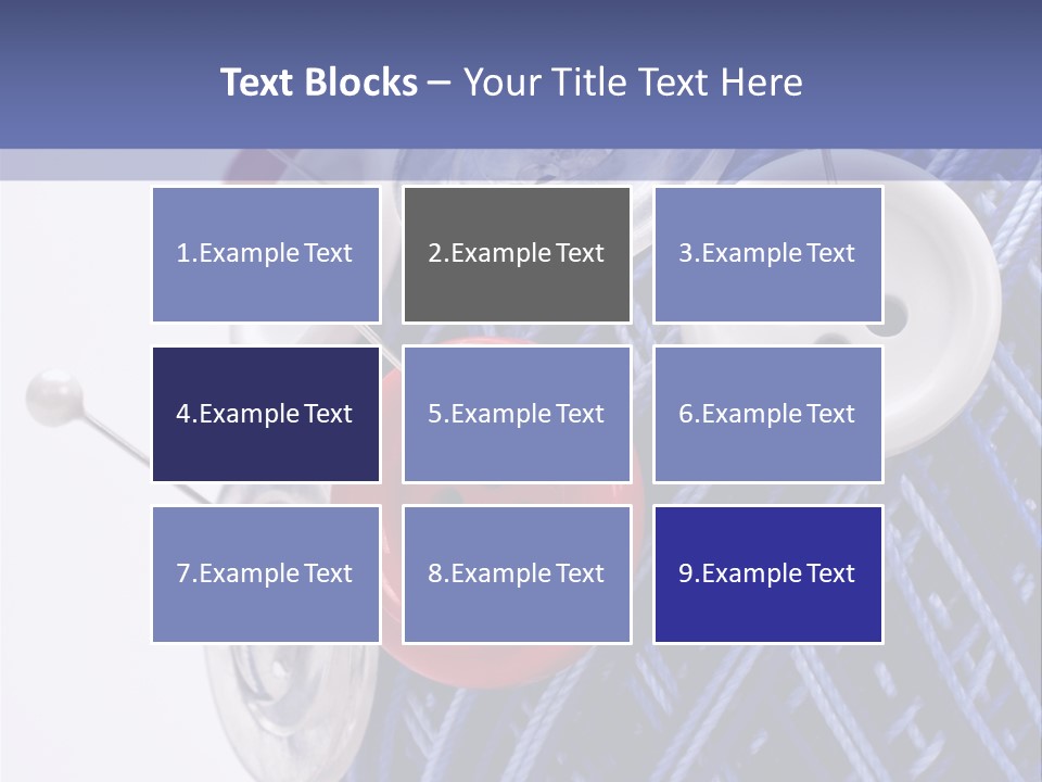 Sewing Yarn Work PowerPoint Template