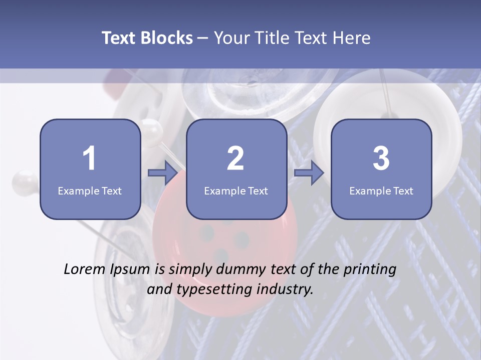 Sewing Yarn Work PowerPoint Template