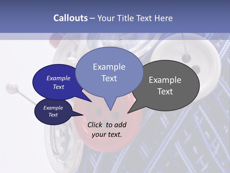 Sewing Yarn Work PowerPoint Template