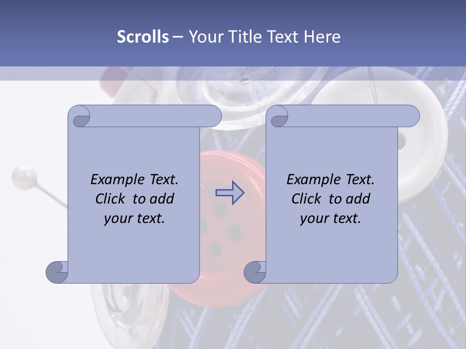 Sewing Yarn Work PowerPoint Template