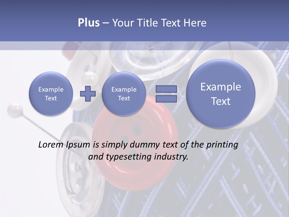Sewing Yarn Work PowerPoint Template