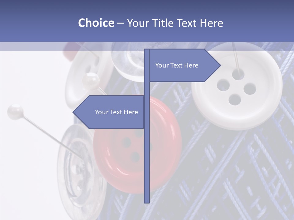 Sewing Yarn Work PowerPoint Template