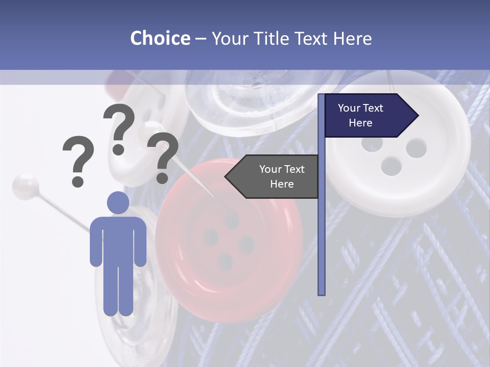 Sewing Yarn Work PowerPoint Template