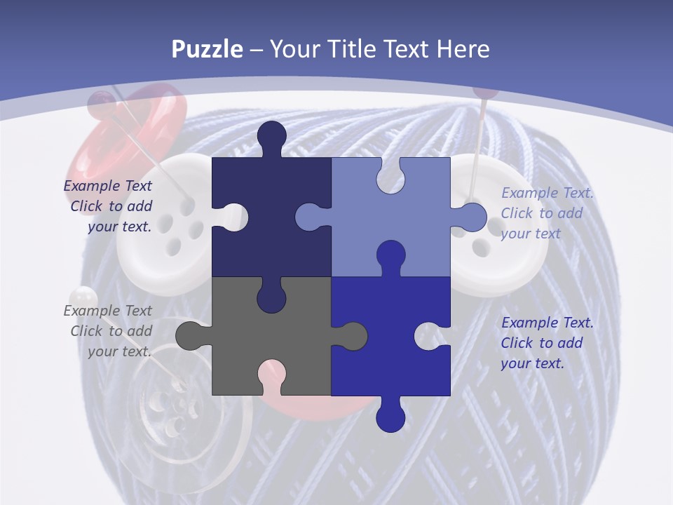 Sewing Textile Clothes PowerPoint Template